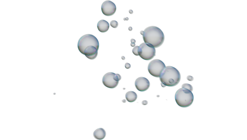 (4K) Floating Soap Bubbles 5 Effect