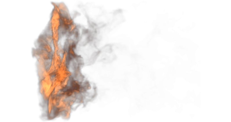 HD VFX of  Flying Fireball Impact