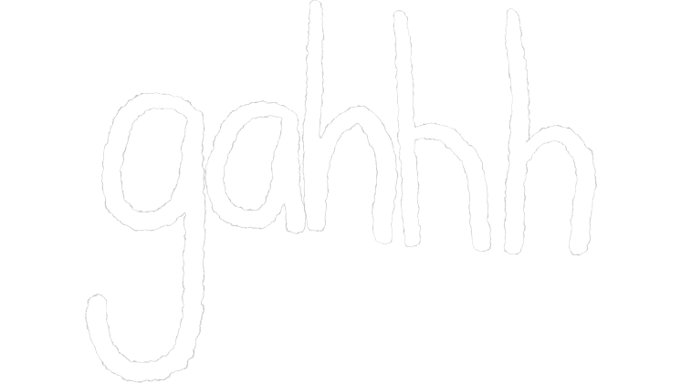HD VFX of  Gahh Hand Drawn Text