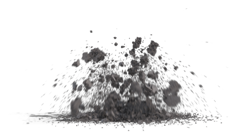 (4K) Ground Debris Explosion 1 Effect