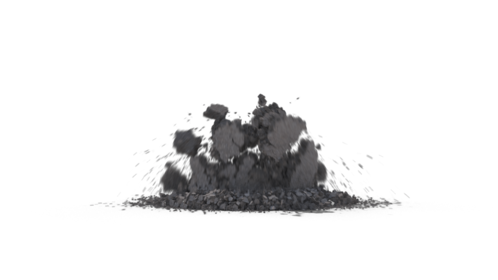 (4K) Ground Debris Explosion 6 Effect