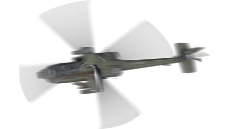 HD VFX of  Helicopter Flying From Above