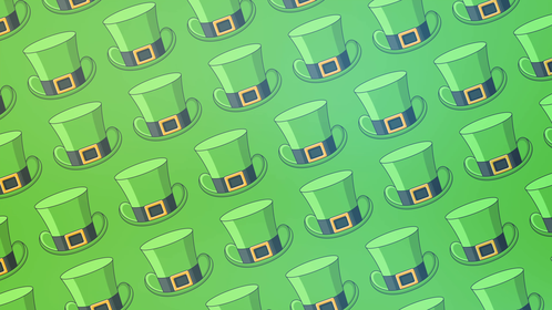 (4K) Looping Green Hat Background Effect