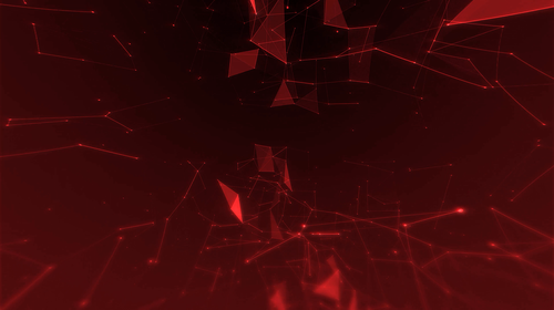 (4K) Looping Network Tech Background Red 1 Effect