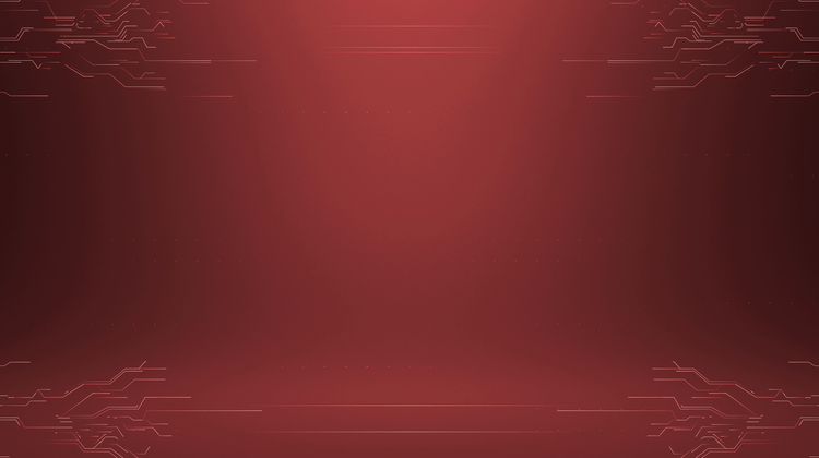 HD VFX of  Looping Tech Background Clean Red 