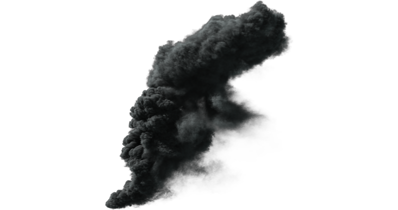 HD VFX of  Massive Smoke Plume 