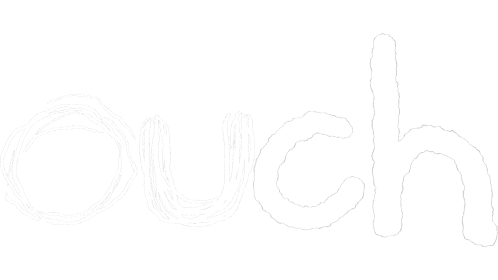 (4K) Ouch Hand Drawn Text Effect