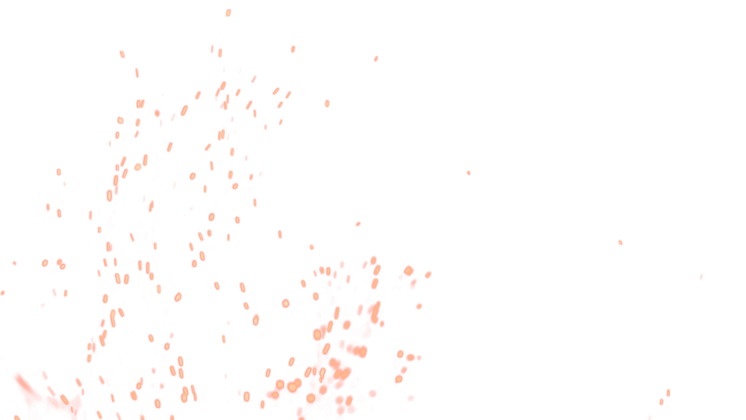HD VFX of  Slow Motion Embers Hit 