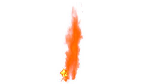 (4K) Tall Soft Flame 2 Effect