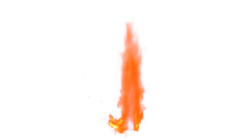 (4K) Tall Soft Flame Effect