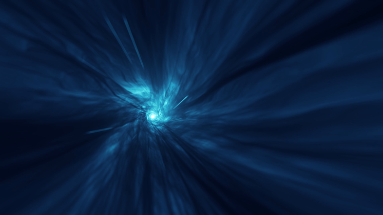 HD VFX of  Wormhole Blue Energy Loopable