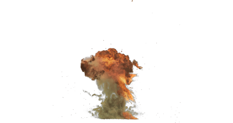 HD VFX of  Gas Explosion 