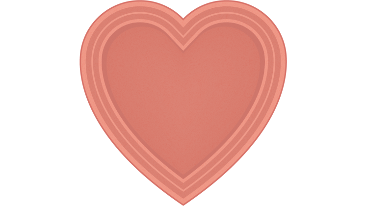 Free Video Effect of Heart Icon Sweet Pink