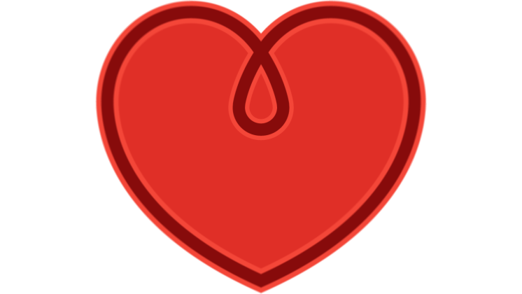 Free Video Effect of Heart Icon Swirl