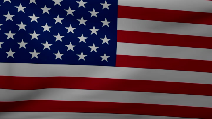 Free Video Effect of American Flag