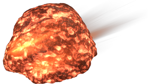 Asteroid Entering Atmosphere 1 Effect