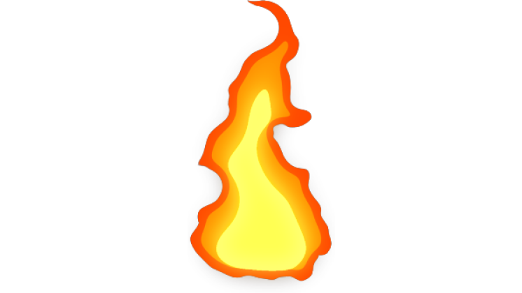 Free Video Effect of Cartoon Flame