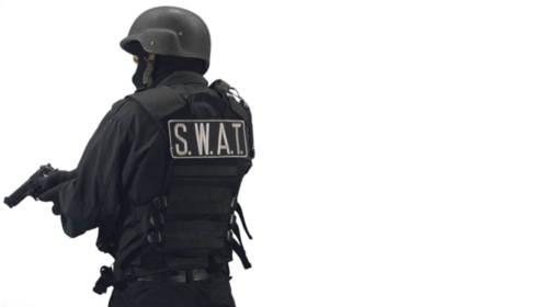 4k Clearing Room SWAT Back Angle Handgun 50mm Effect