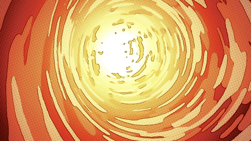 Comic Spiral Background 1 Effect