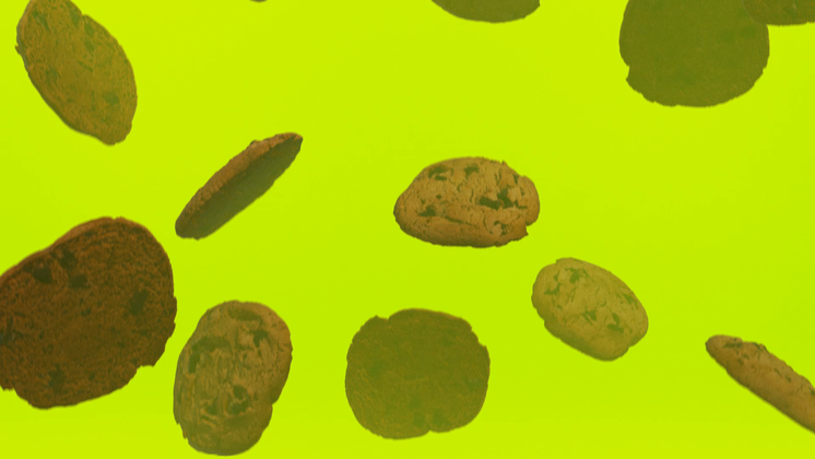 HD VFX of Cookie Background  Green