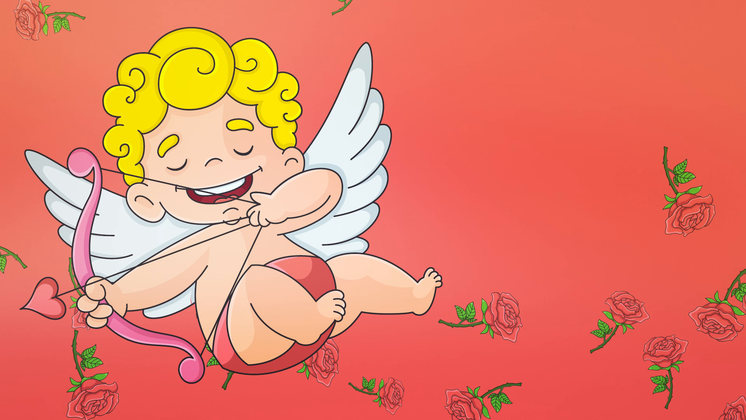 HD VFX of Cupid Rose Background