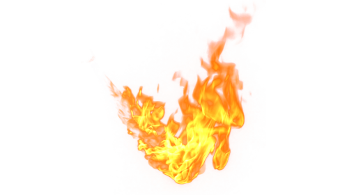 Downward Flamethrower 2 Effect