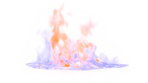 Dual Color Ground Fire Slow 1 Effect