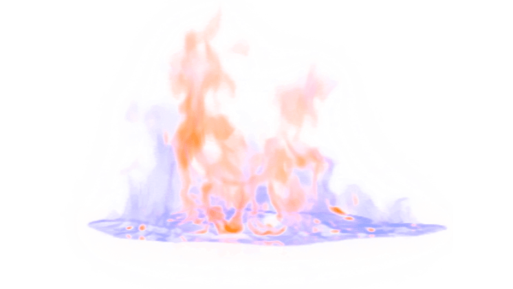 Free Video Effect of Dual Color Ground Fire Slow 