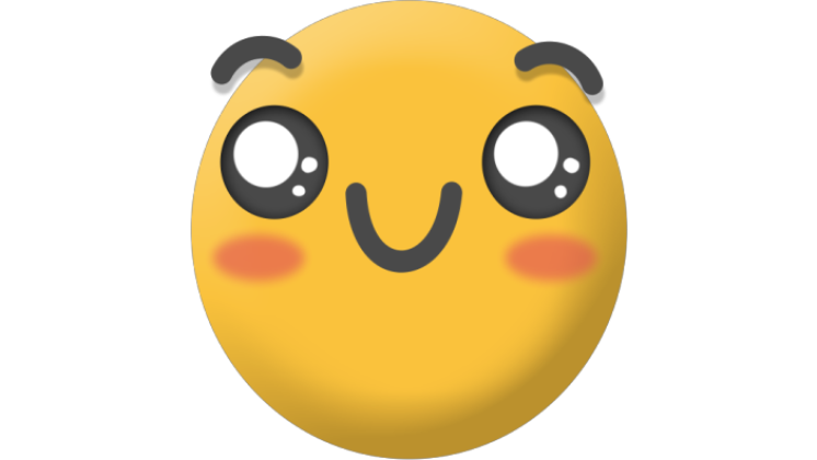 Free Video Effect of Emoji Anime Happy 