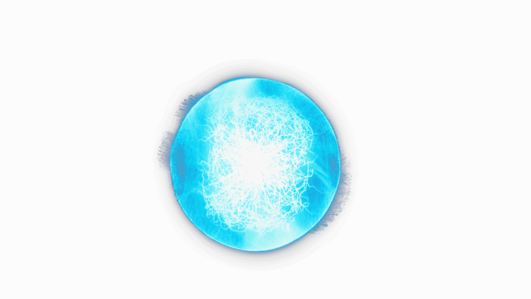 HD VFX of Energy Ball Particle Lightning 