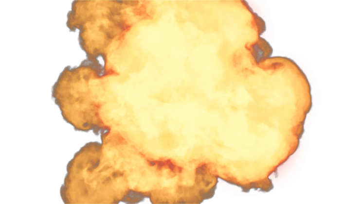 HD VFX of Explosion  Screen 