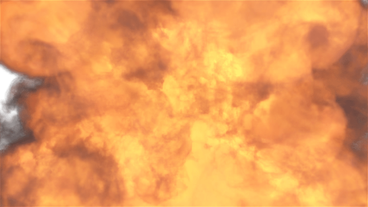 Free Video Effect of Explosion  Screen  Grey Smoke