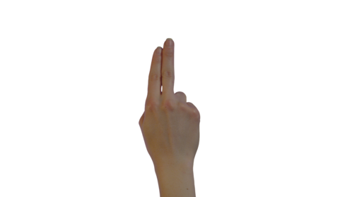 (4K) Female Hand - Two Finger Double Tap Effect