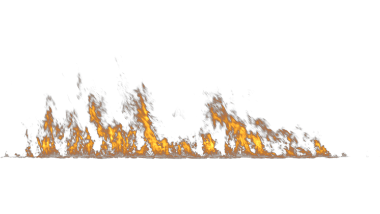 HD VFX of Fire  Long Line