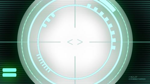 Futuristic Sniper HUD Effect