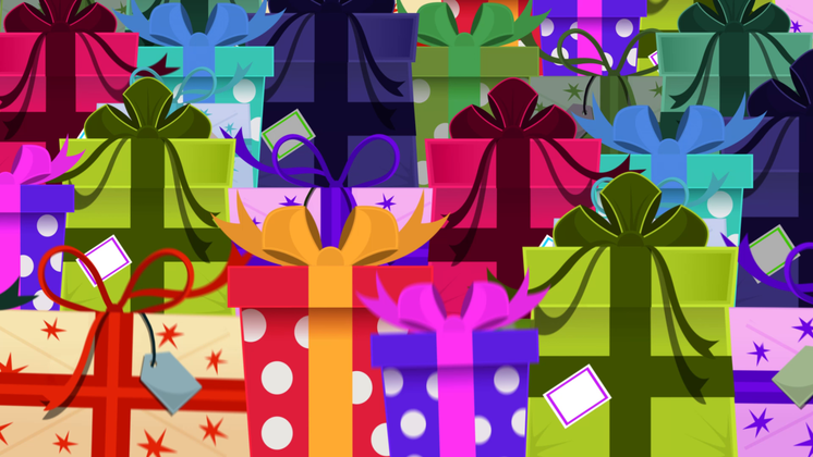 Free Video Effect of Gift Background  Loopable
