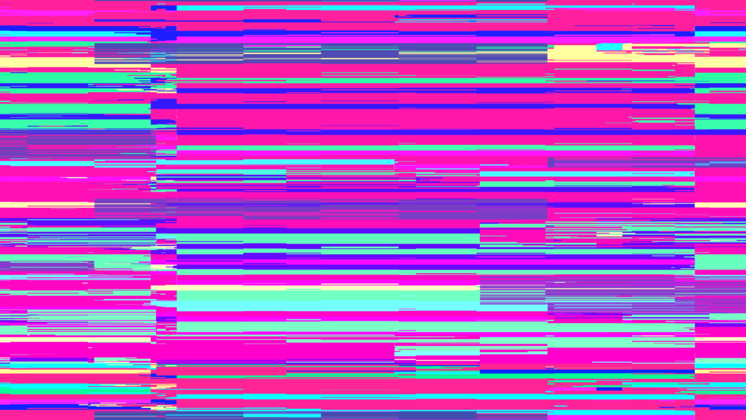 Free Video Effect of  Glitched Transition Color Bars