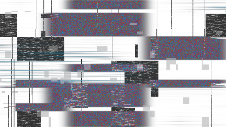 HD VFX of  Glitched Transition Static Distortion