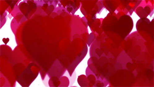 Glittering Hearts Transition Effect