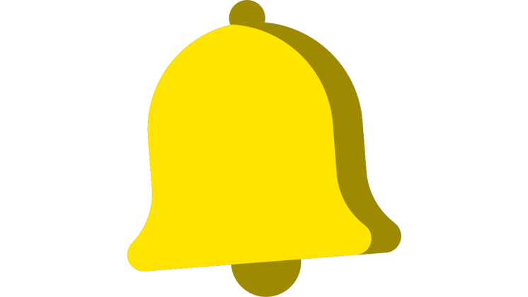Free Video Effect of Gold Bell Icon