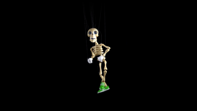 Free Video Effect of Halloween Projector Ghost Bobo Bones