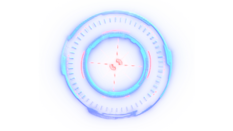 Holographic HUD Circle 3 Effect