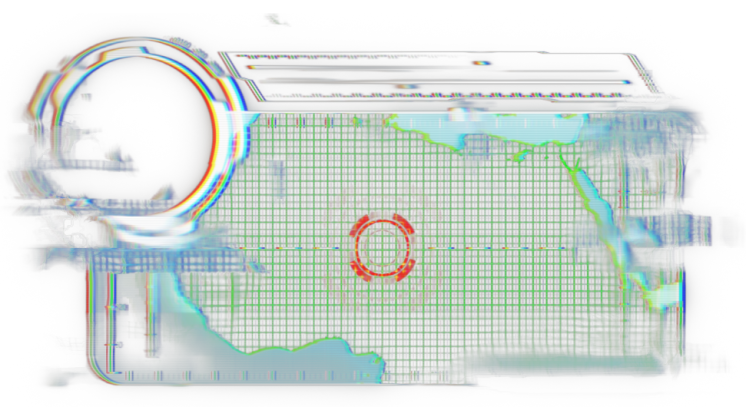 HD VFX of Holographic HUD Map