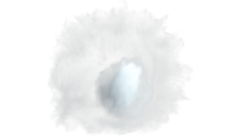 Icey Cloud Spray at Camera Effect