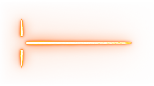 Lasersword Damaged Crossguard Orange Effect