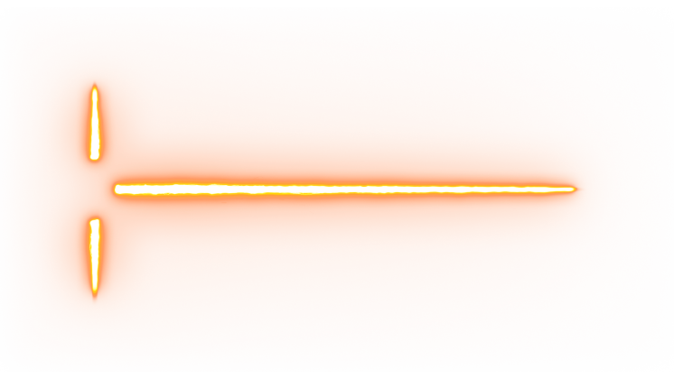 HD VFX of Lasersword Damaged Crossguard Orange