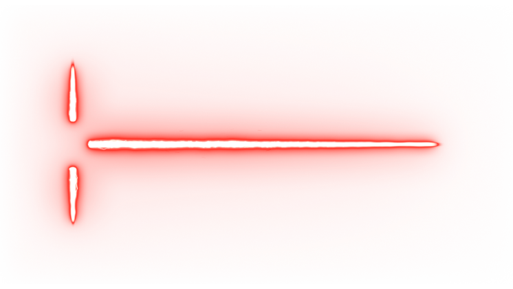 HD VFX of Lasersword Damaged Crossguard Red