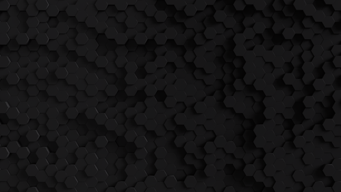 Front Looping Black Hexagon Wall 2 Effect