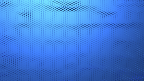 Front Looping Blue Hexagons 1 Effect