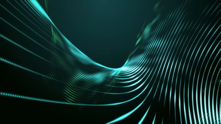 Free Video Effect of Looping Green Swirls